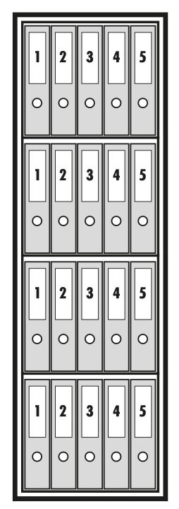 Wertschutzschrank Wertheim AG40 Einrichtungsvariante